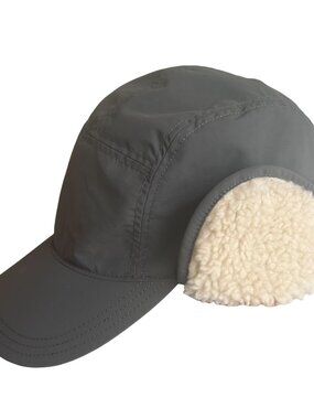 Lands' End Men's Squall High Pile Fleece Lined Waterproof Winter Hat Size L XL